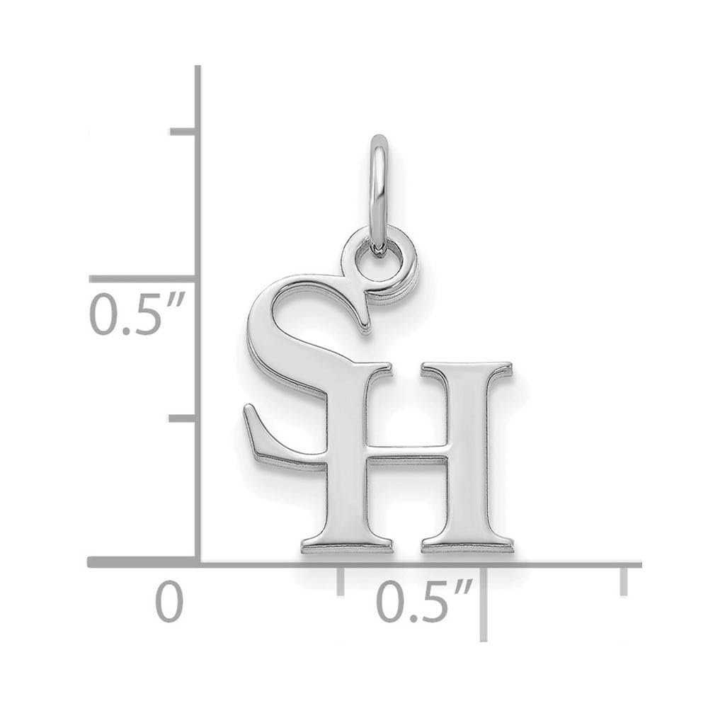 Sterling Silver Official Licensed Collegiate Sam Houston State University (SHSU) XS Pendant