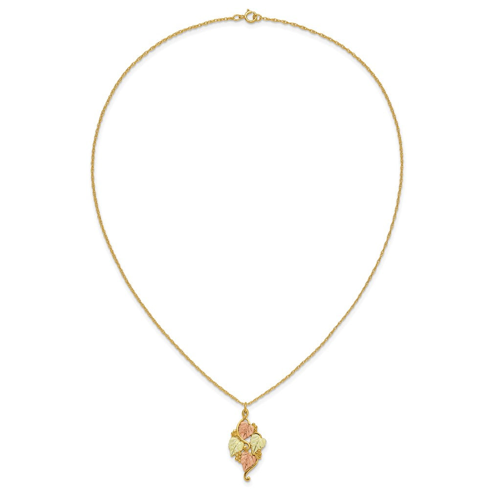 10k Tri-color Black Hills Gold Necklace