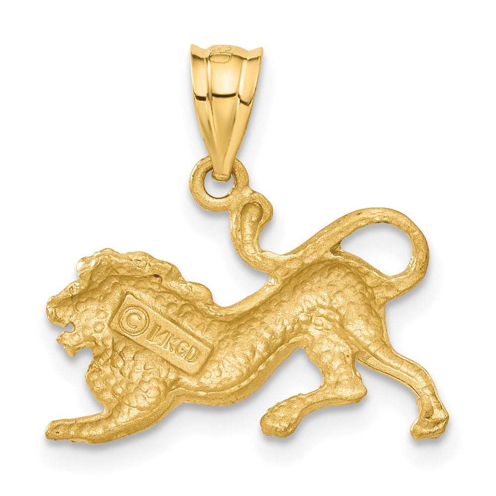 14k Lion Charm Yellow Gold