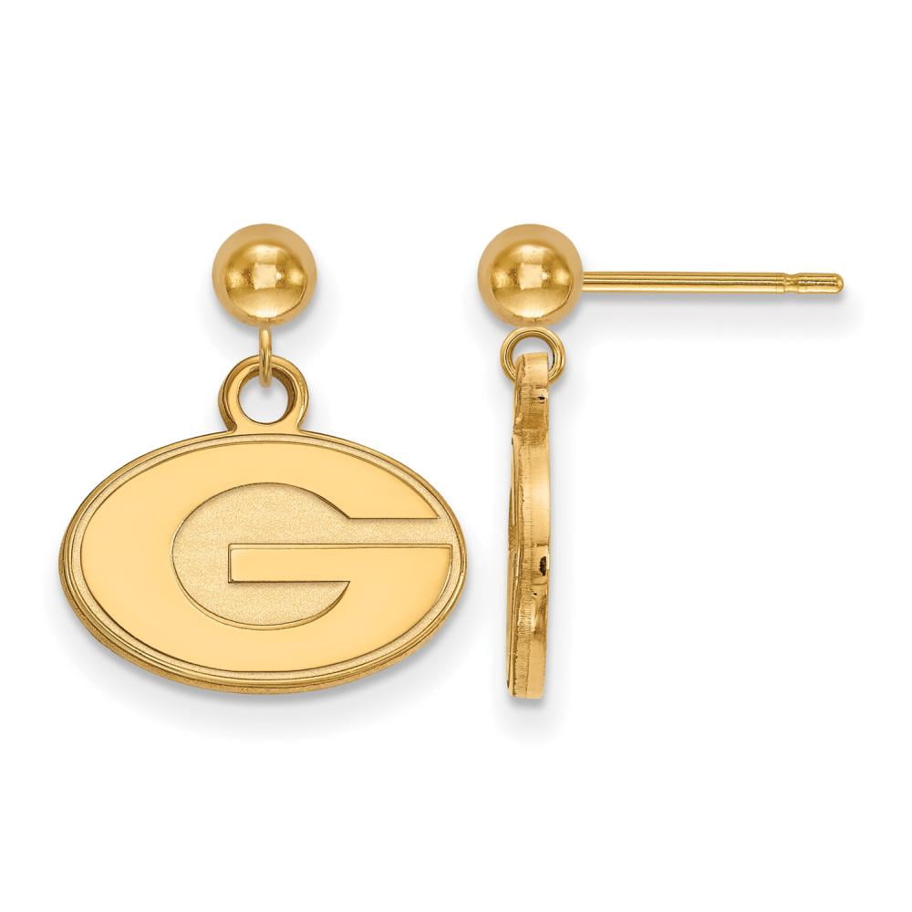 Georgia Earrings Dangle Ball (14k Yellow Gold)