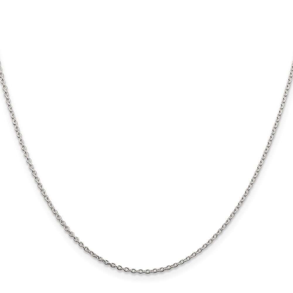 Sterling Silver 1.5mm Cable Chain 36 Inches