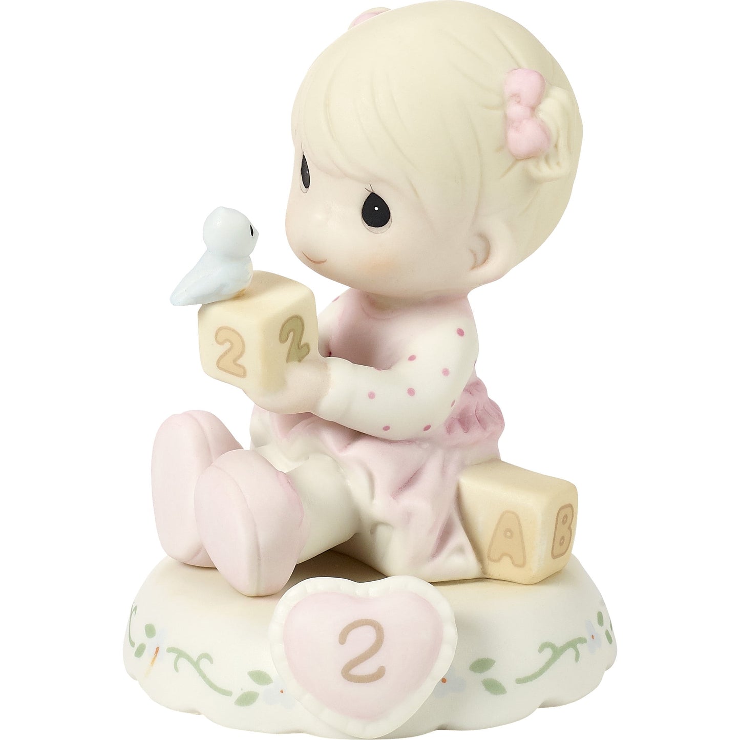 Precious Moments Growing In Grace Age 2 Blonde Girl Figurine, Count 1