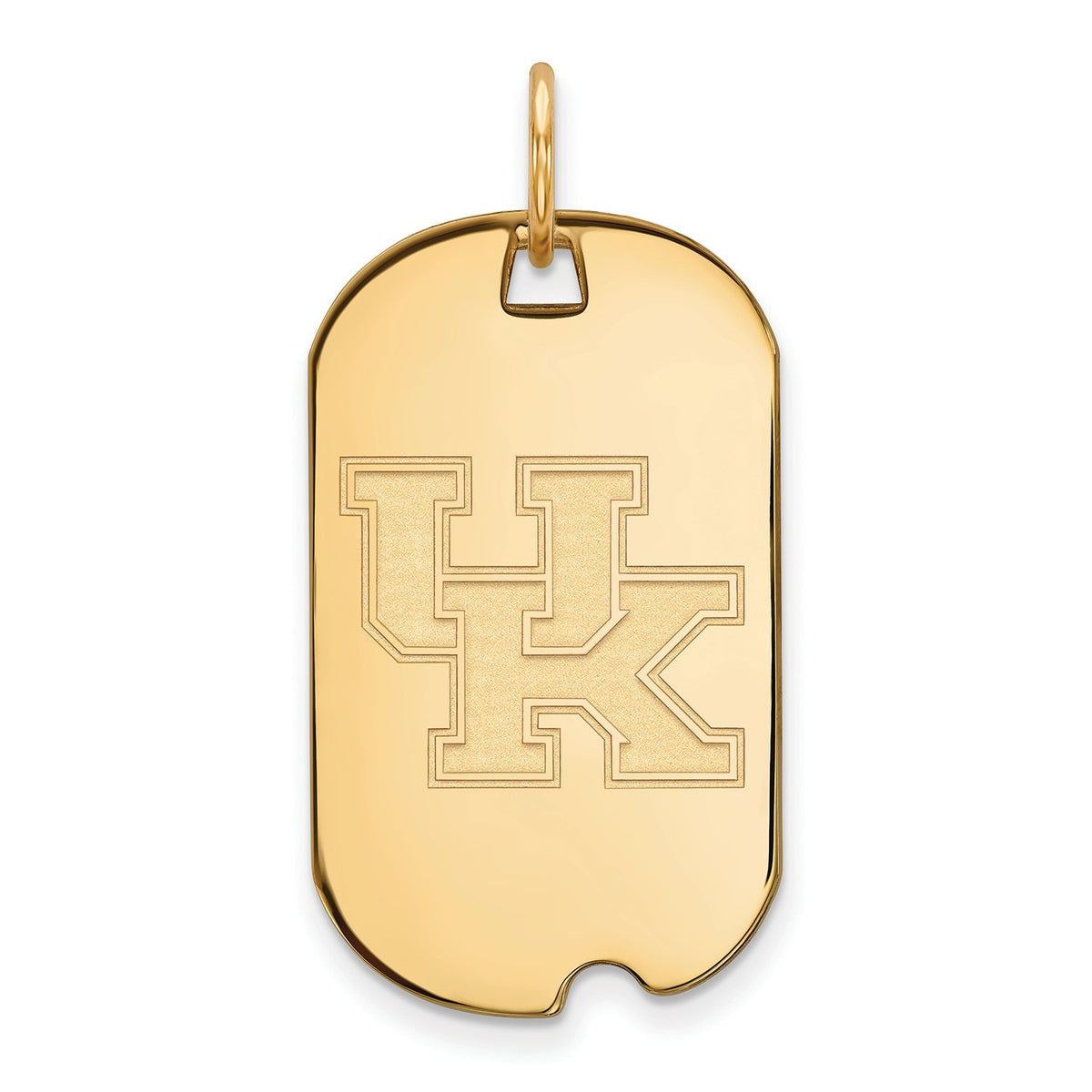 Women's Kentucky Wildcats Gold Plated Small Dog Tag