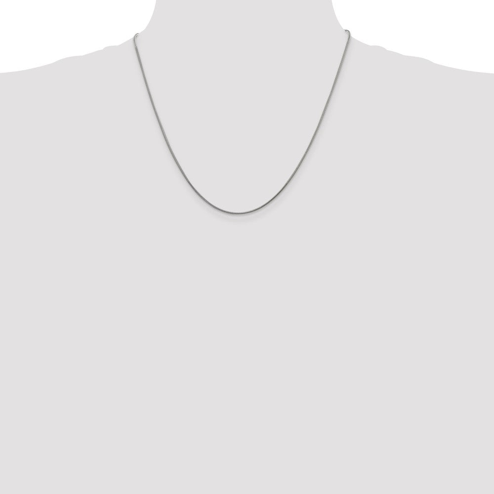 Sterling Silver 1.2mm Snake Chain 20 Inches