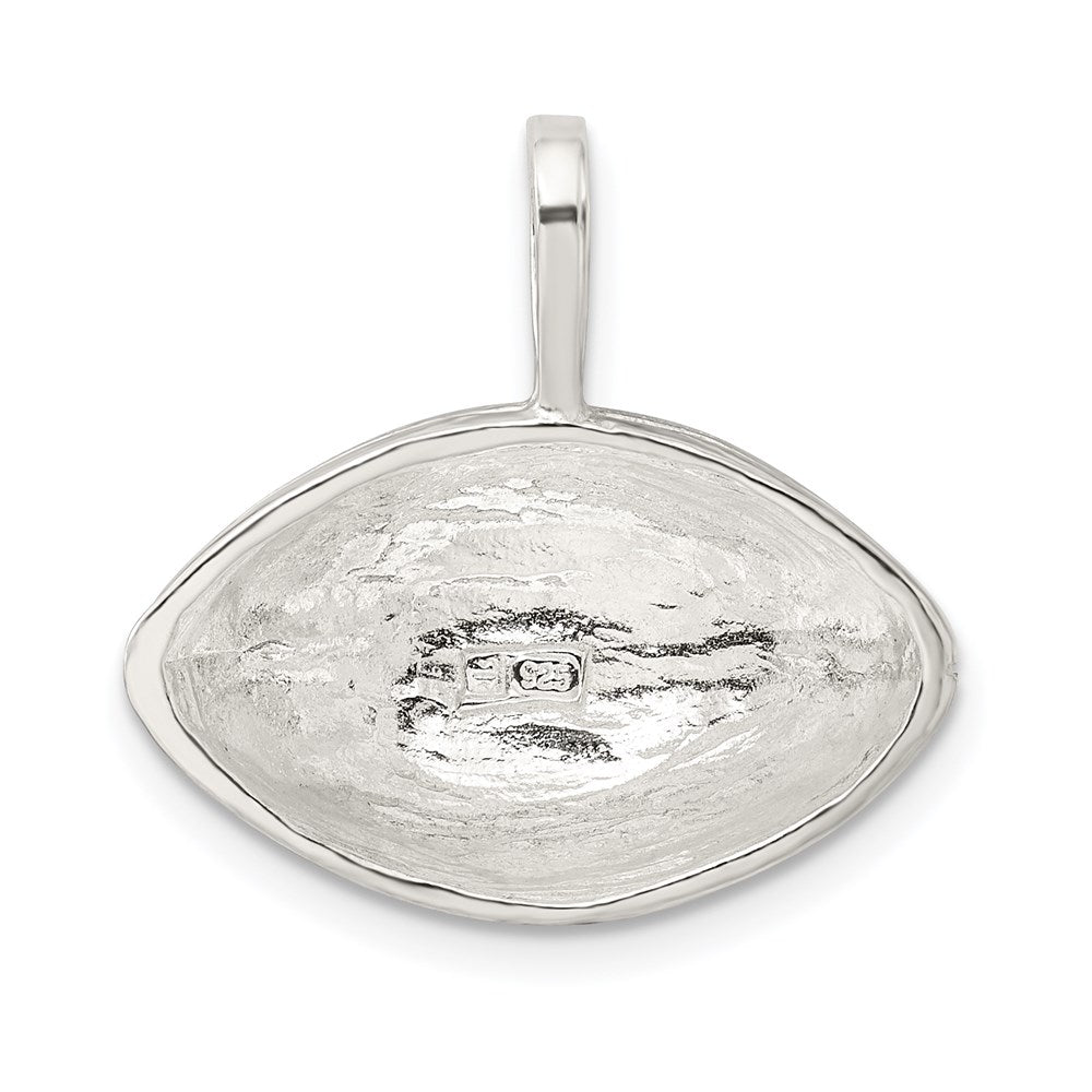 Sterling Silver Football Charm