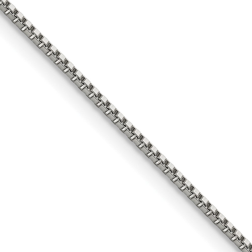 Stainless Steel Polished 1.2mm 16in Box Chain