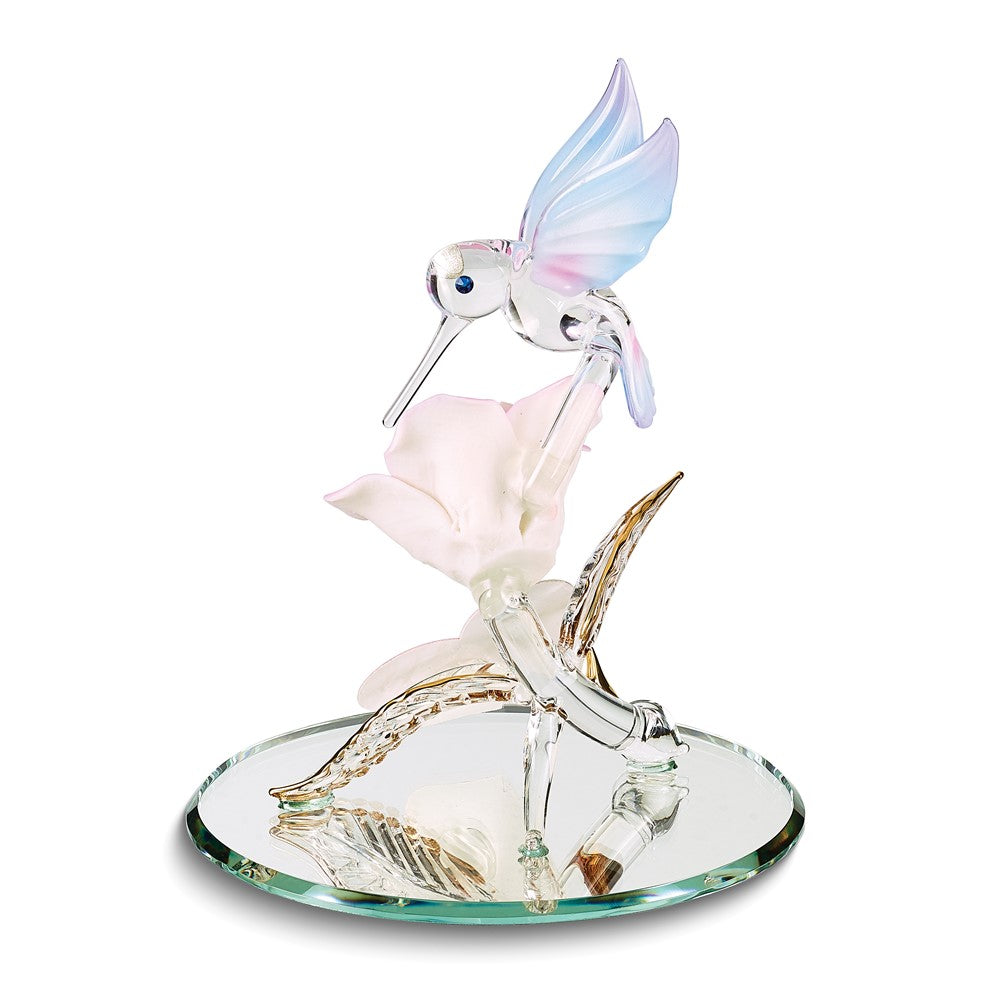 Glass Baron I Love You Mom Hummingbird
