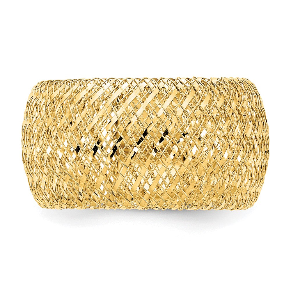 10K Stretch Ring Size 4
