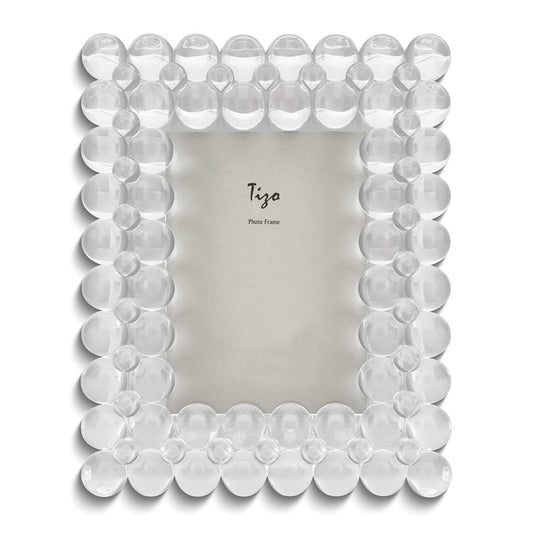 Crystal Glass Bubble 4x6 Photo Frame