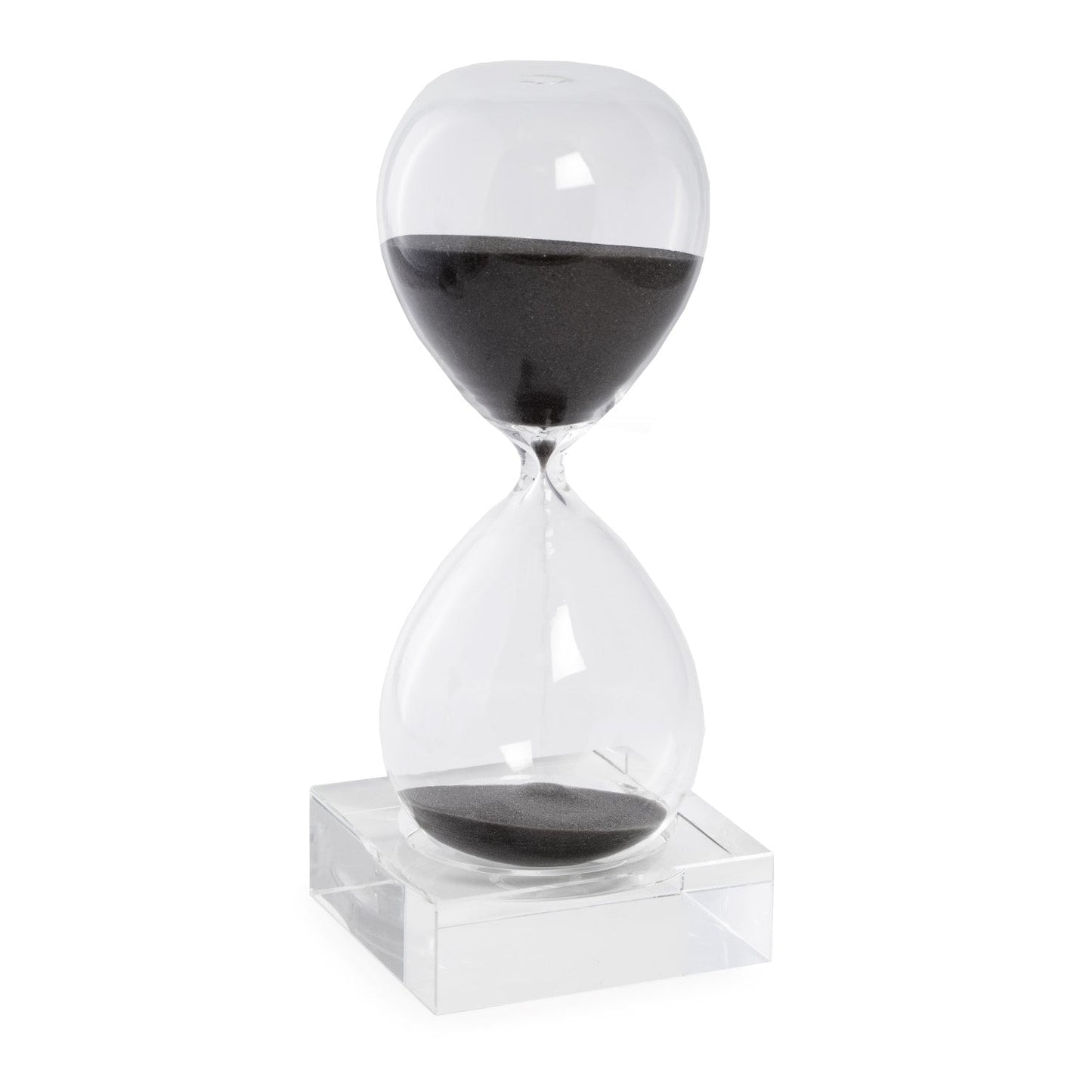 Infinity Crystal Sand Timer-30Min Black
