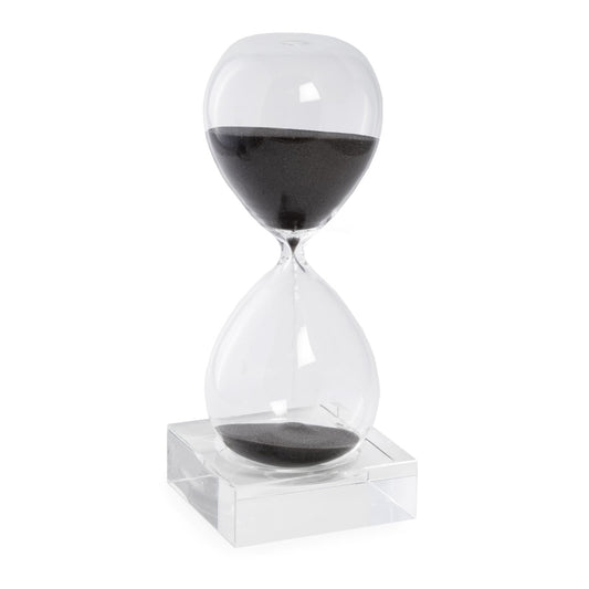 Infinity Crystal Sand Timer-30Min Black