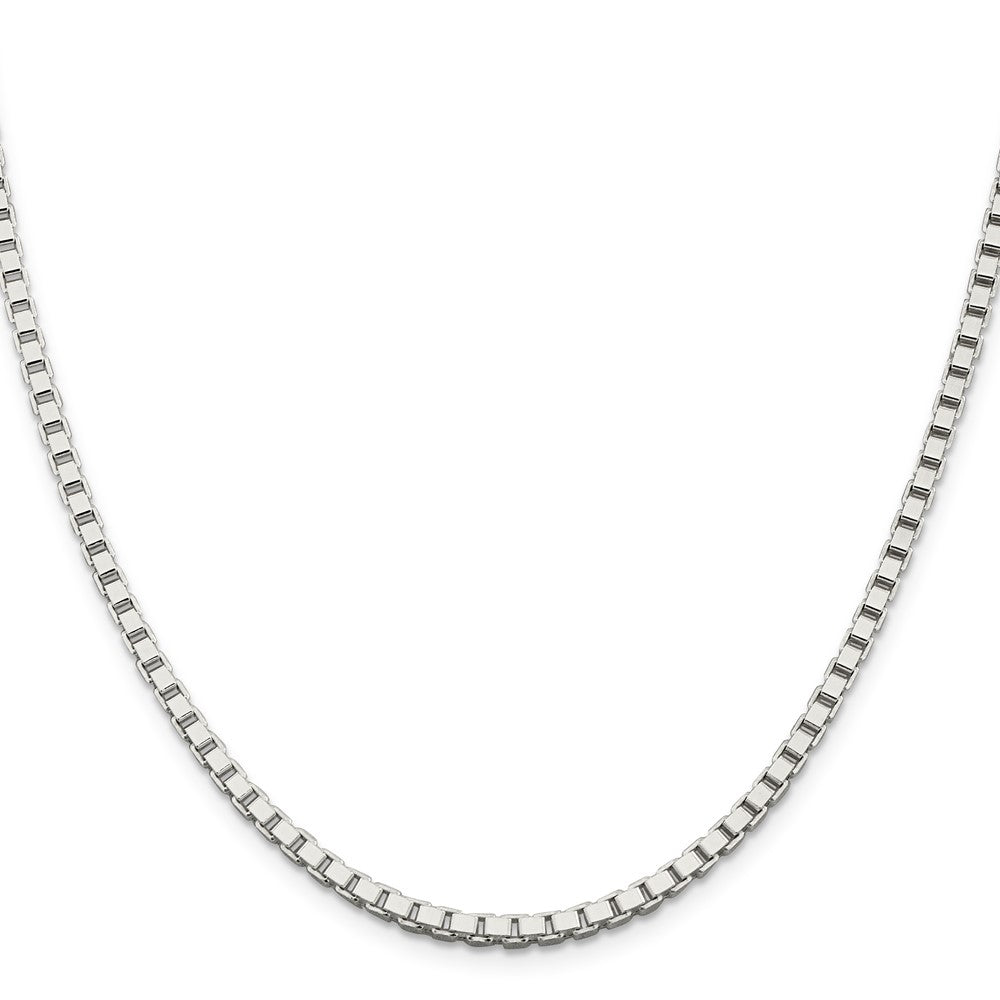 Sterling Silver 3mm Box Chain 20 Inches