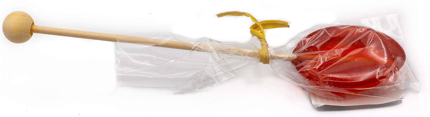 Hand Made in USA Flavored Honey On Wooden Stirrer Gift Pack (6 Count)