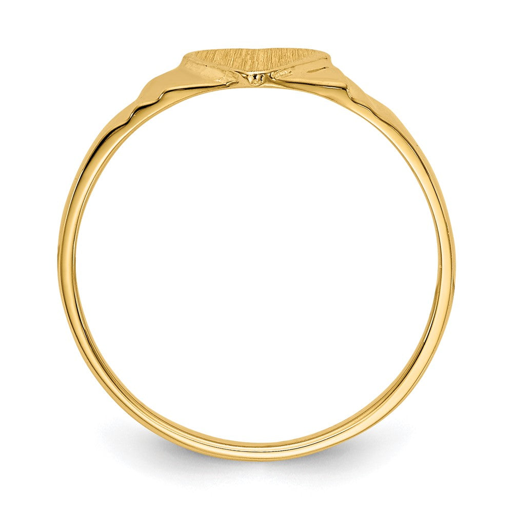 14k Children's Signet Ring Size 3