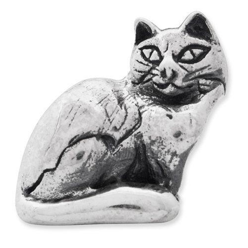 Sterling Silver Reflections Ragdoll Cat Bead