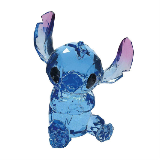 Enesco Facets Disney Lilo and Stitch Sitting Figurine, 6 Inch, Blue