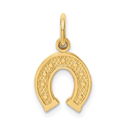 10k Horseshoe Charm Yellow Gold