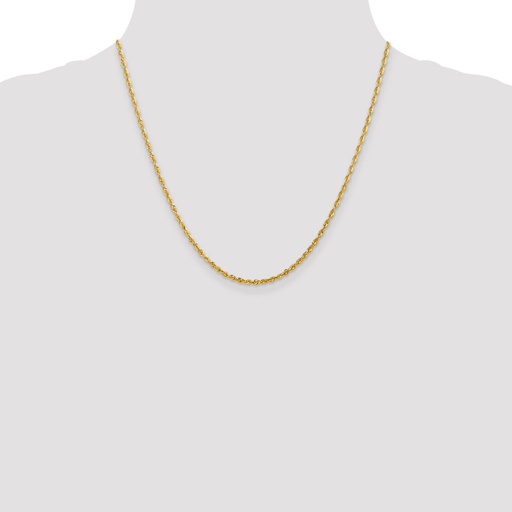 10k 2.25mm Extra-Light D/C Rope Chain