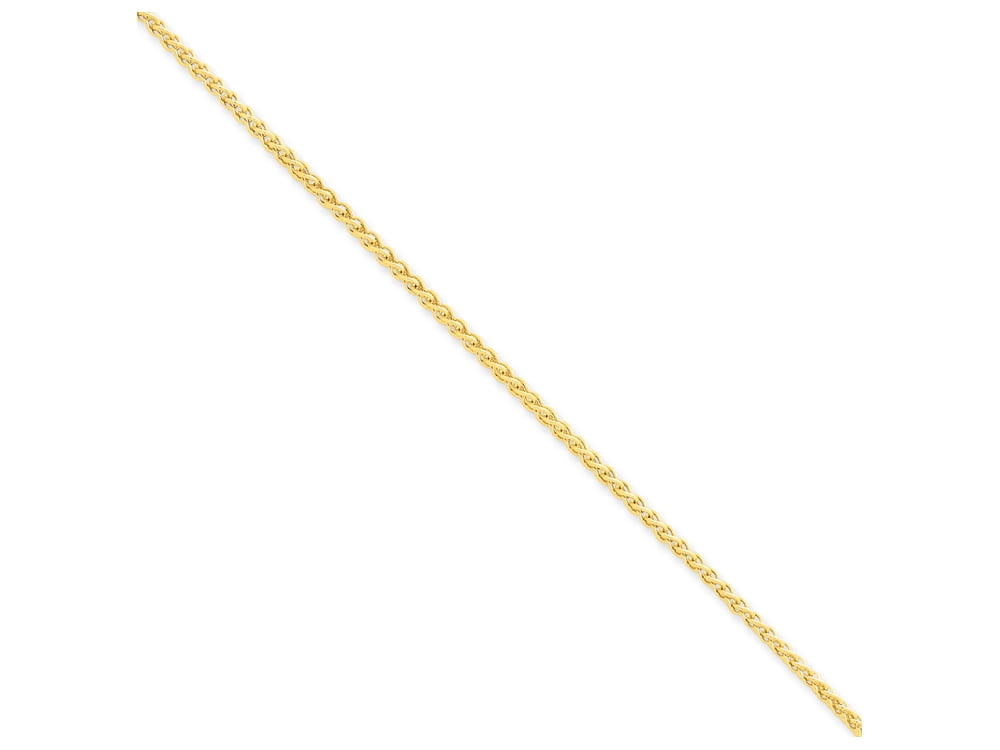 14K 30 inch 2.1mm Spiga with Lobster Clasp Chain