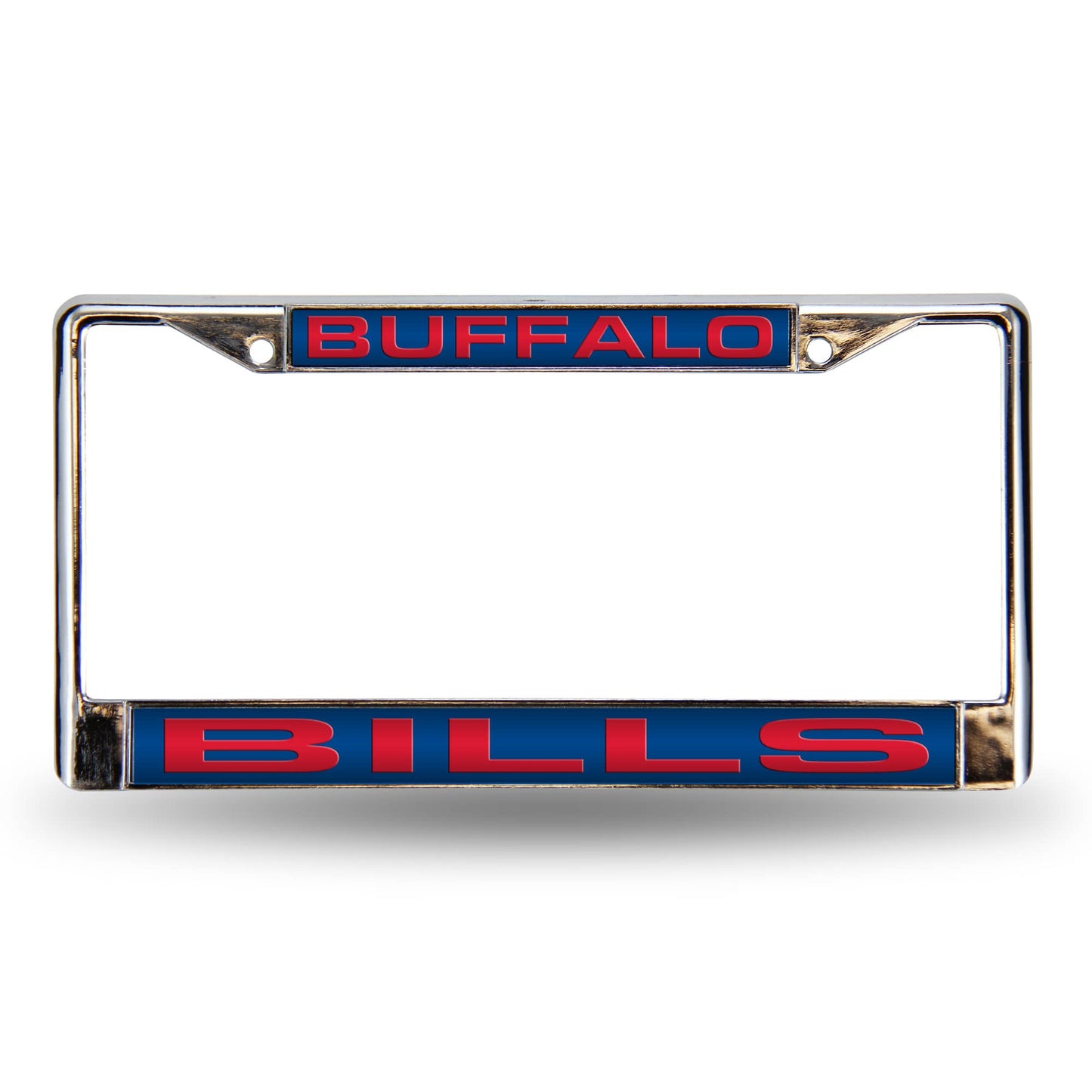 NFL Buffalo Bills Blue Laser Chrome Acrylic License Plate Frame QGC7073
