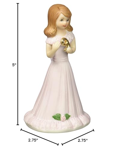 Enesco Growing Up Girls Brunette Age 9 Figurine, 5-Inch