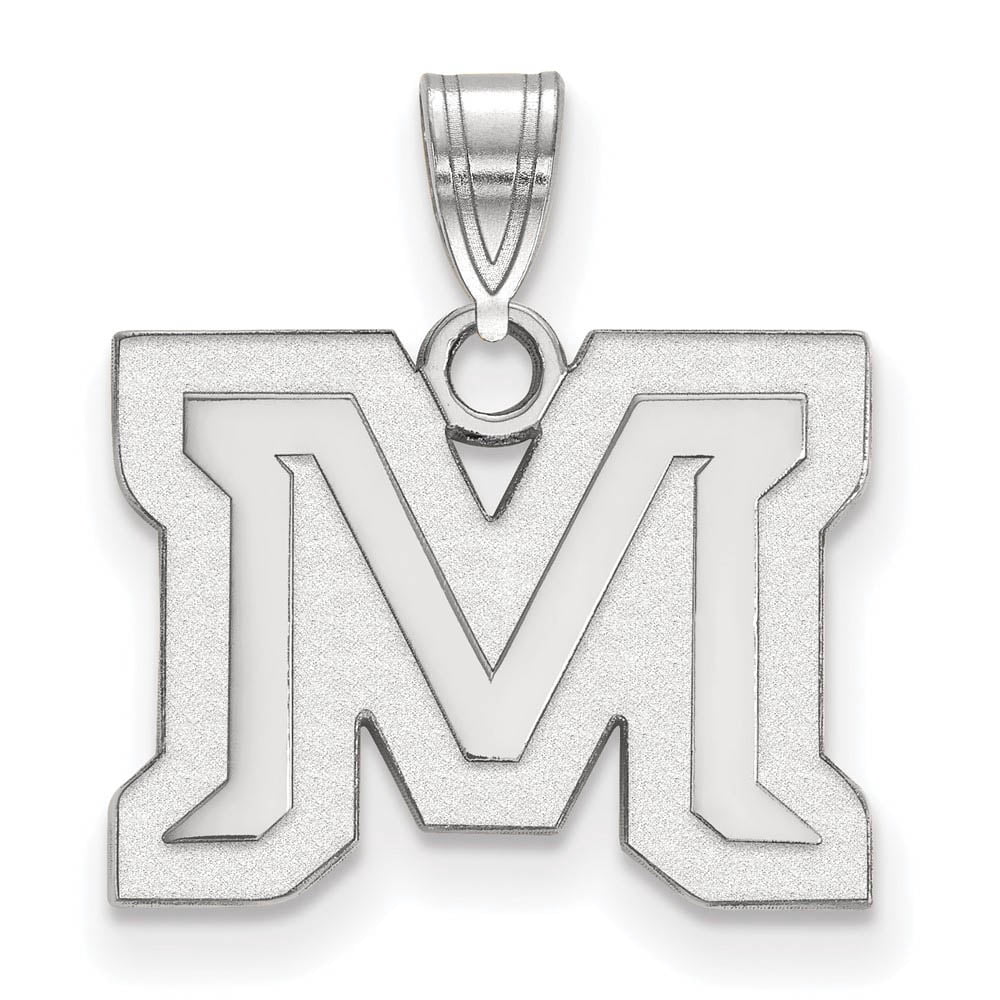 LogoArt SS016MTU Sterling Silver Montana State University Pendant, Small
