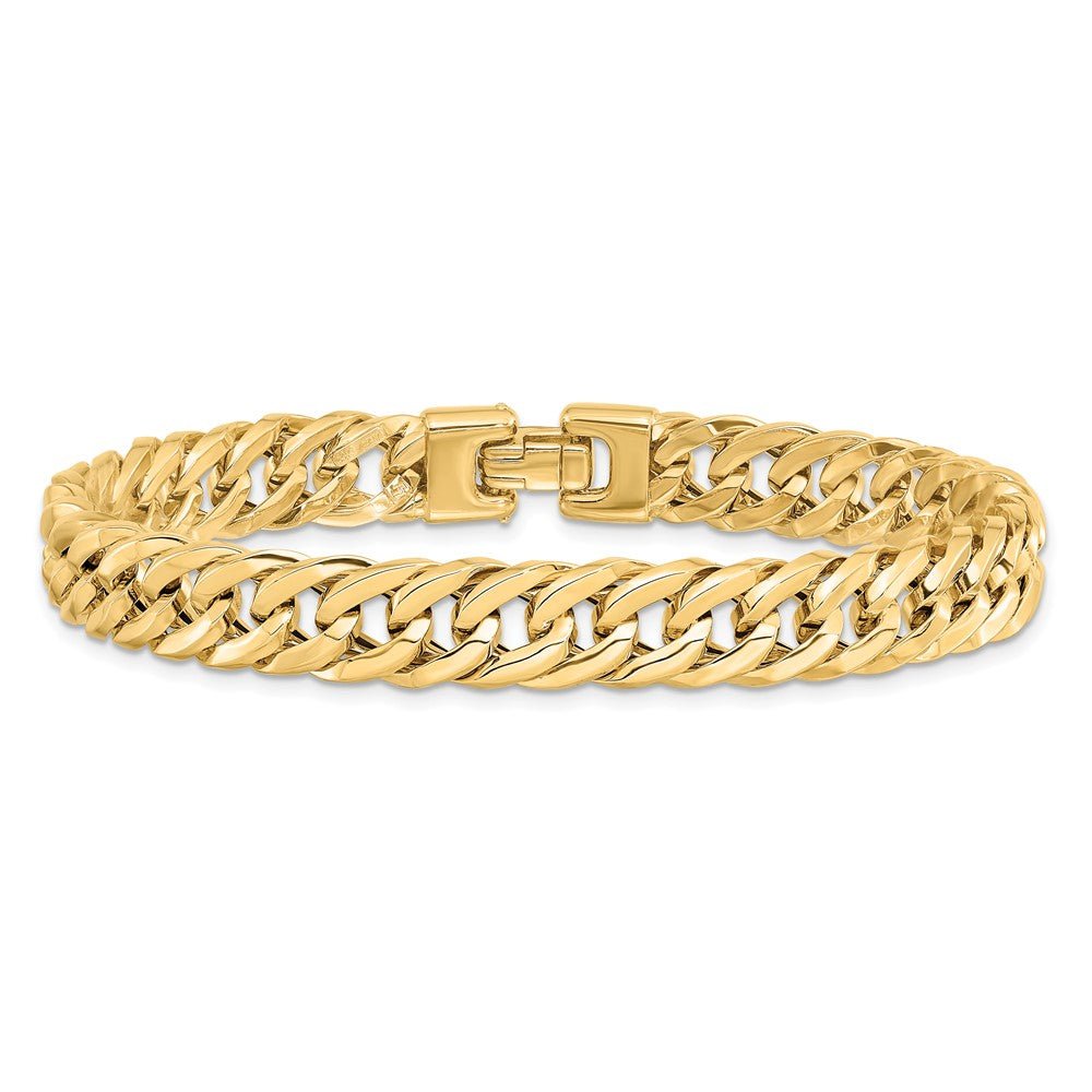 14K Polished Men's Bracelet 8  inches