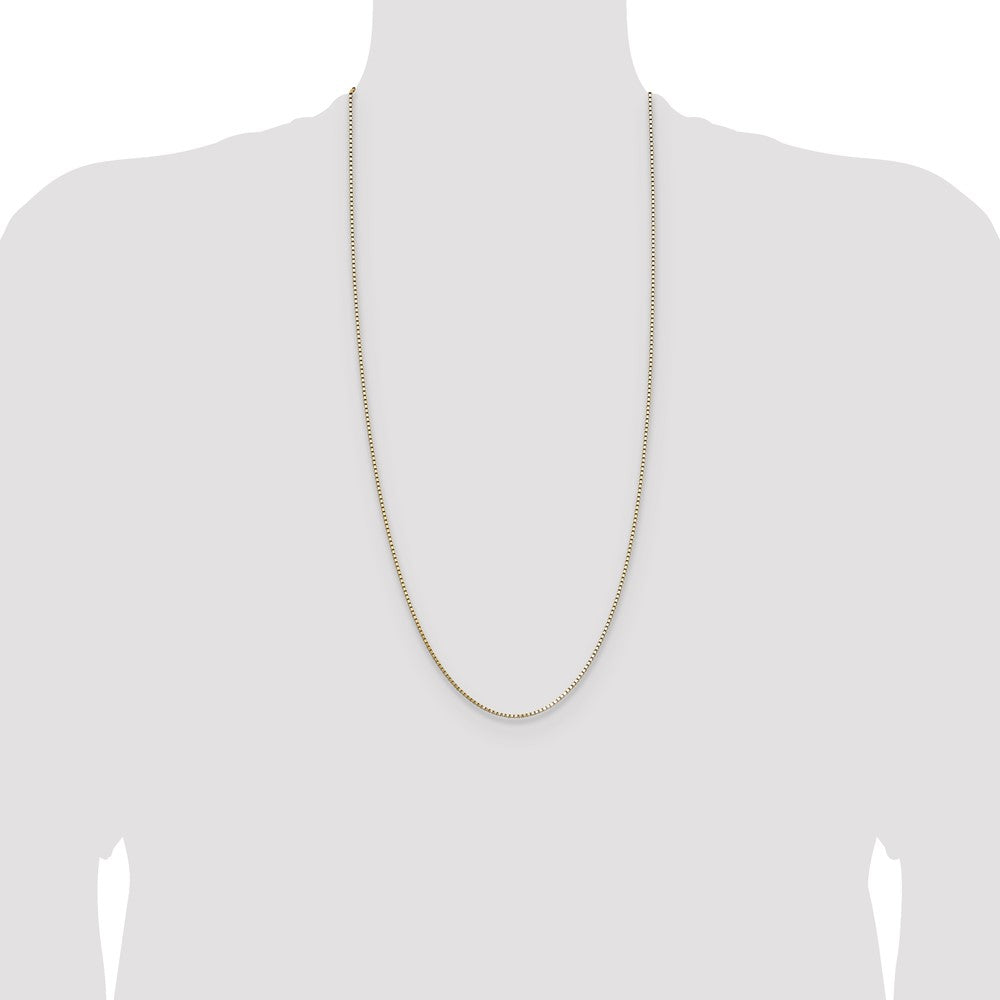 14K 1.10mm Box Chain