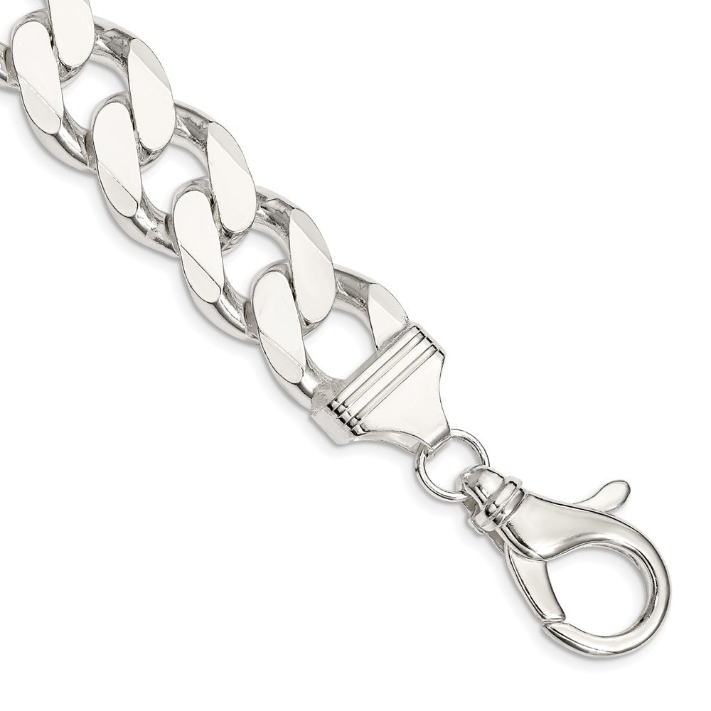 Sterling Silver 16.25mm Curb Chain 9 inches
