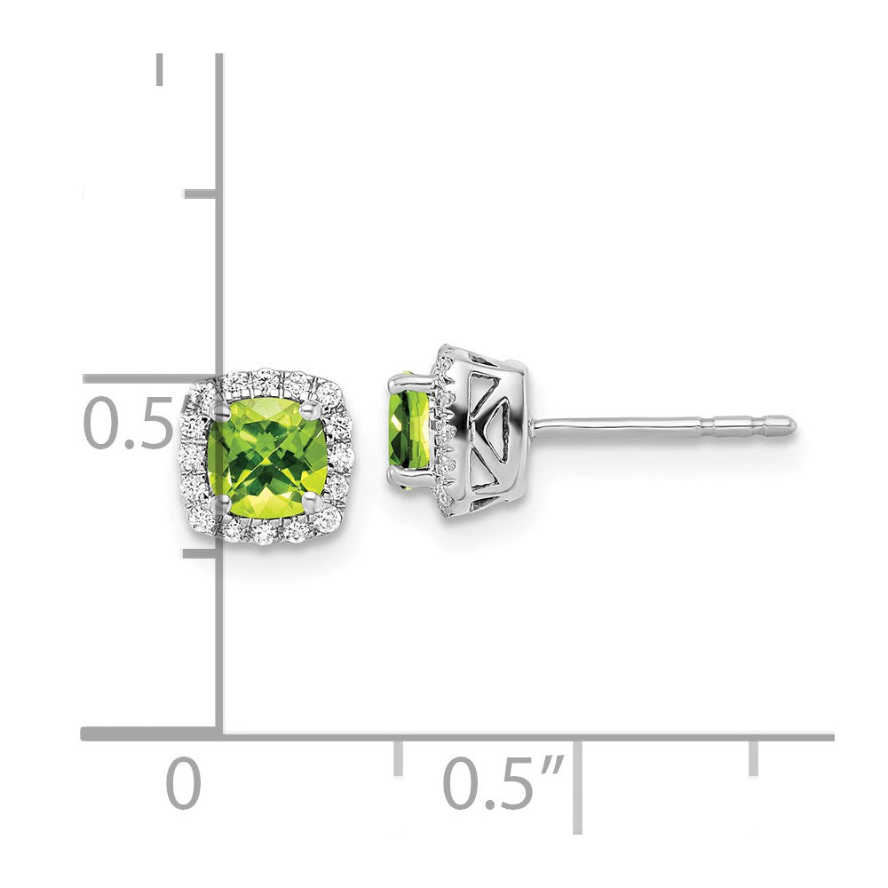 SS ANT Peridot and Diamond Earring version