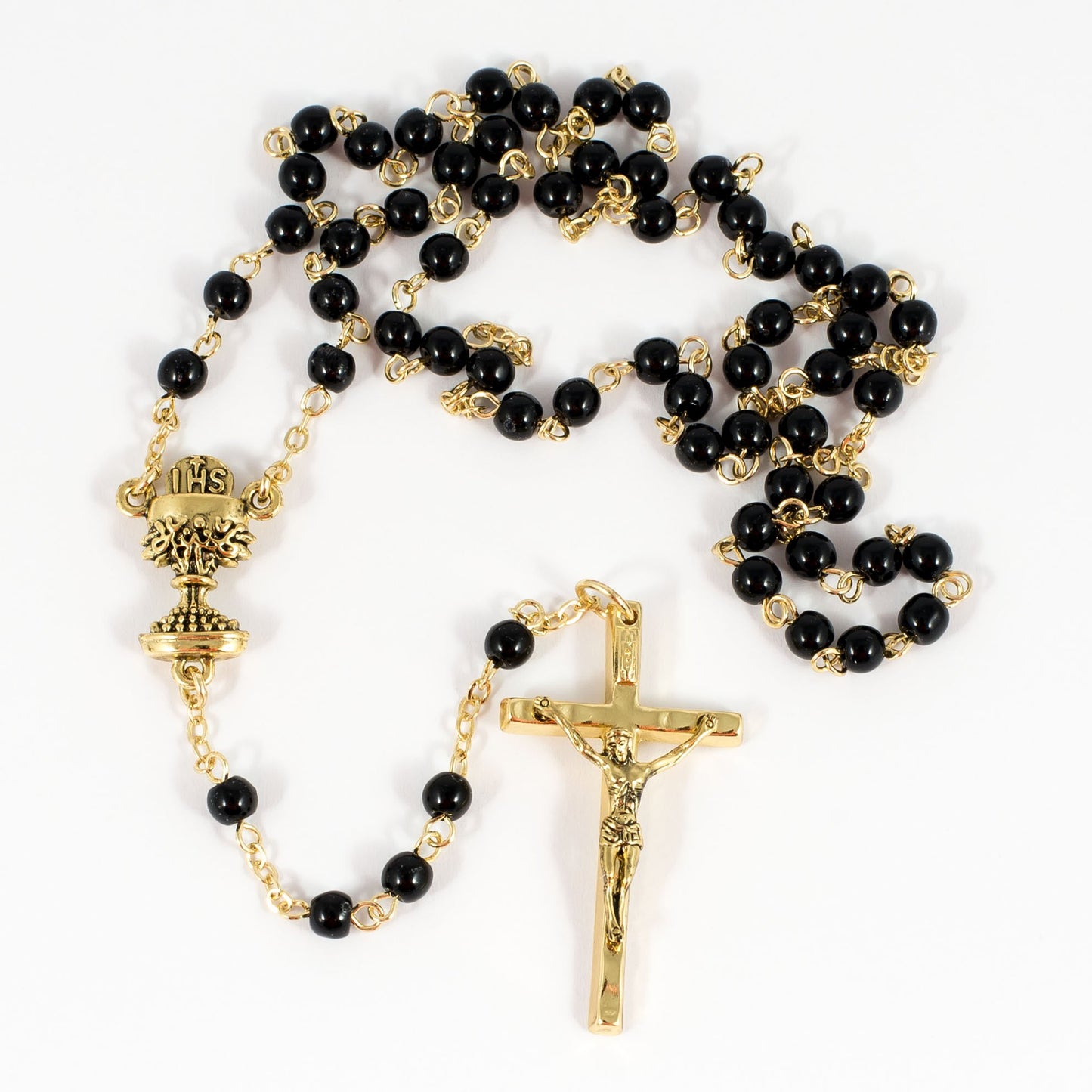 First Holy Communion Boy Missal, Rosary, Box and Lapel Pin 4 Piece Boxed Gift Set