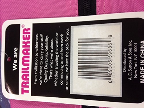Trail Maker Equipment Pink Cross Body Messenger Backpack