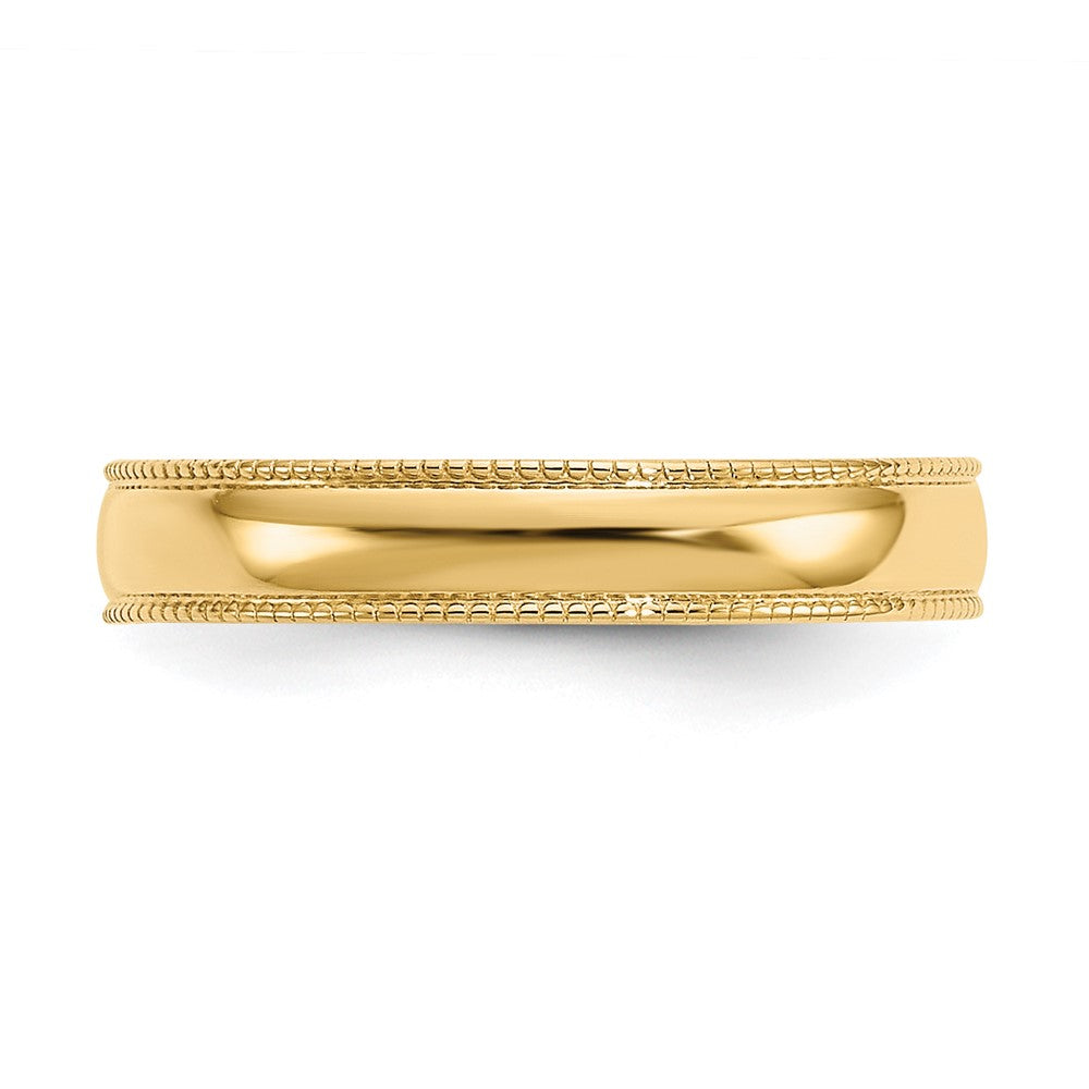 10k Mill Grain Adjustable Toe Ring