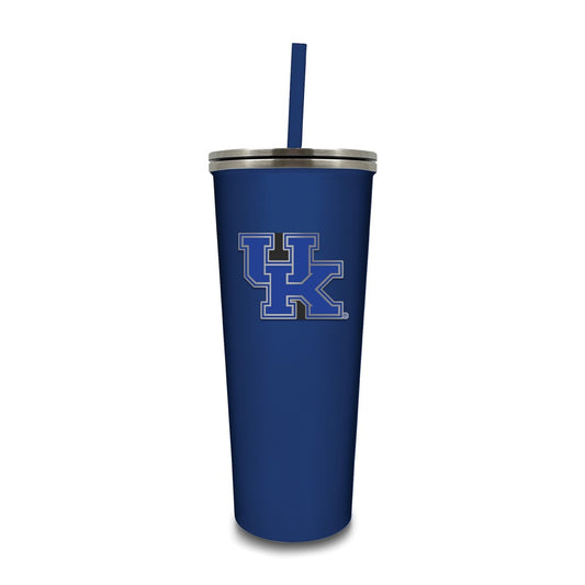 University of Kentucky Stainless Steel 24 ounce Skinny Tumbler with Straw