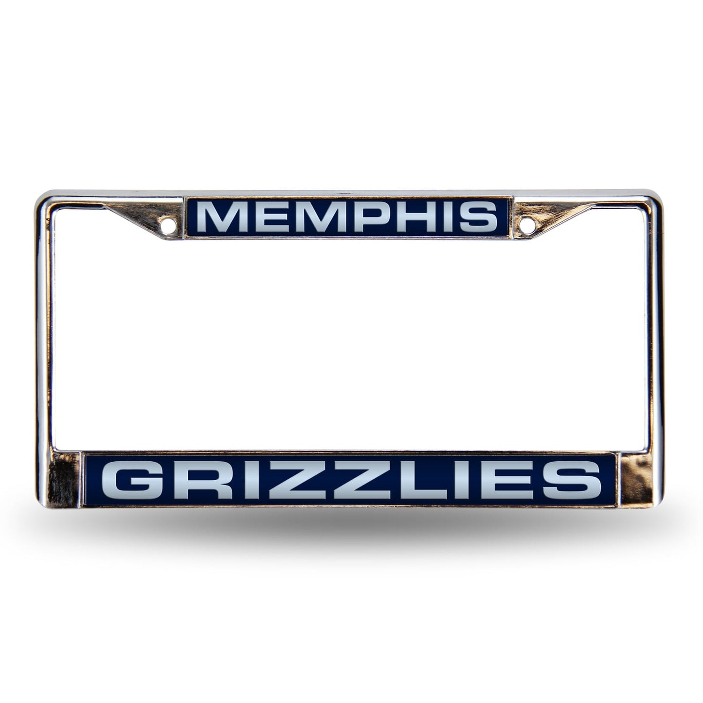 NBA Memphis Grizzlies Blue Laser Chrome Acrylic License Plate Frame QGC7054