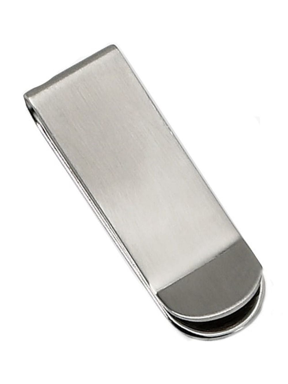 Mens Chisel Money Clip in Stainless Steel