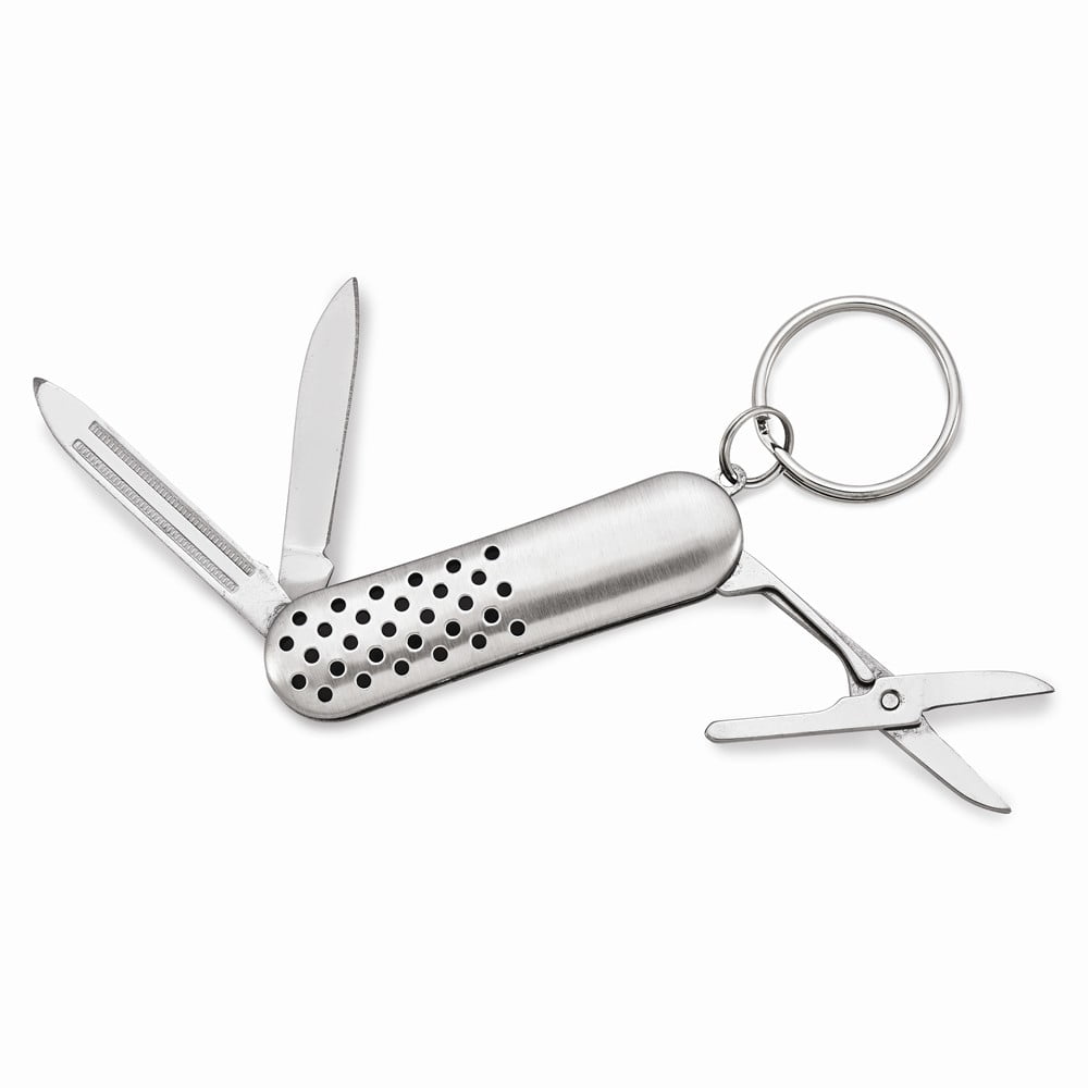 Stainless Steel 3 Function Pocket Knife in Gift Tin QGM5025