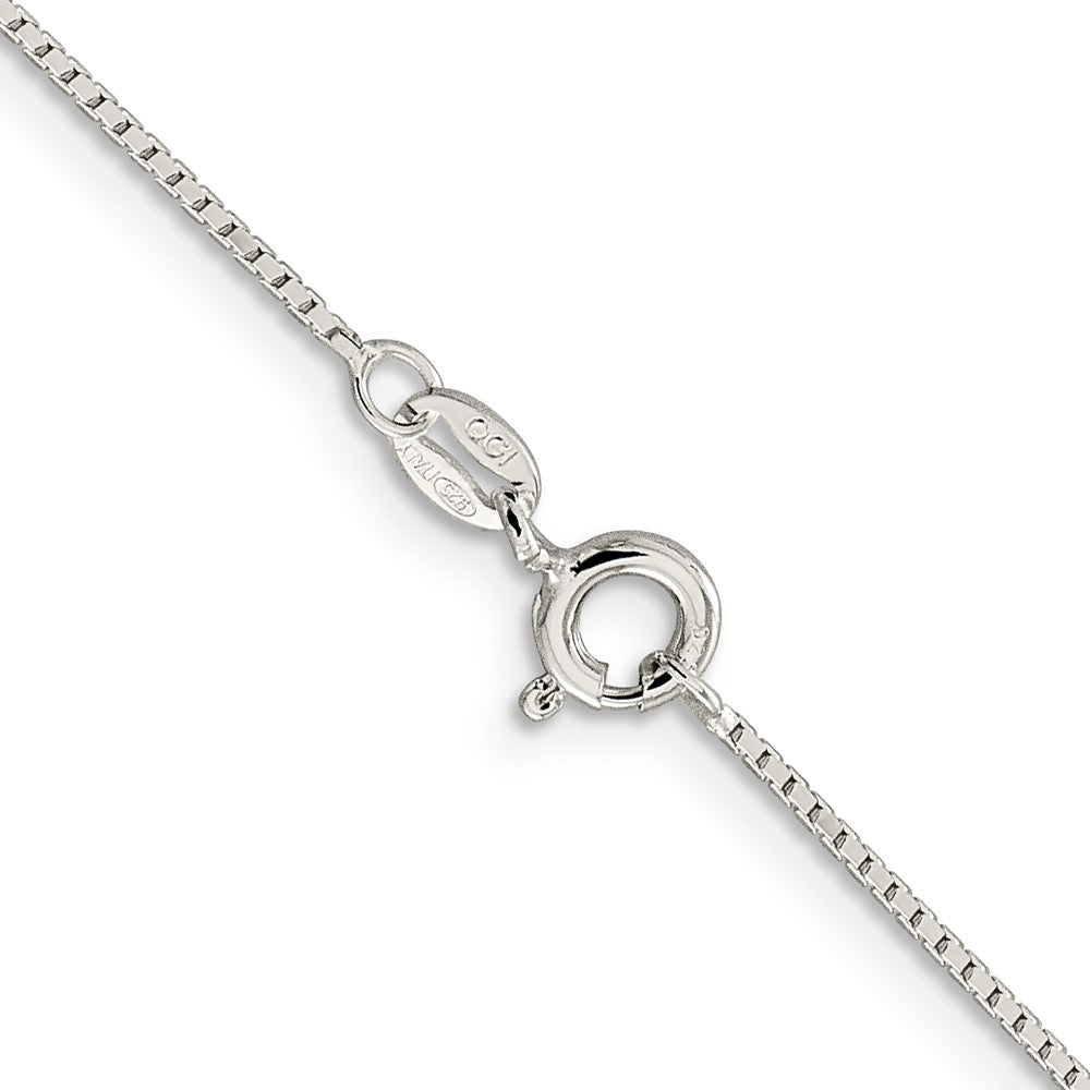 Sterling Silver .7mm Mirror Box Chain 20 Inches