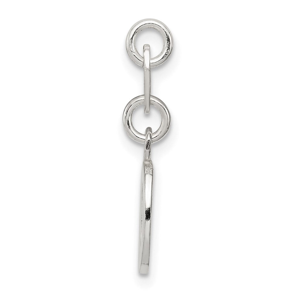 Sterling Silver Letter O Initial Charm