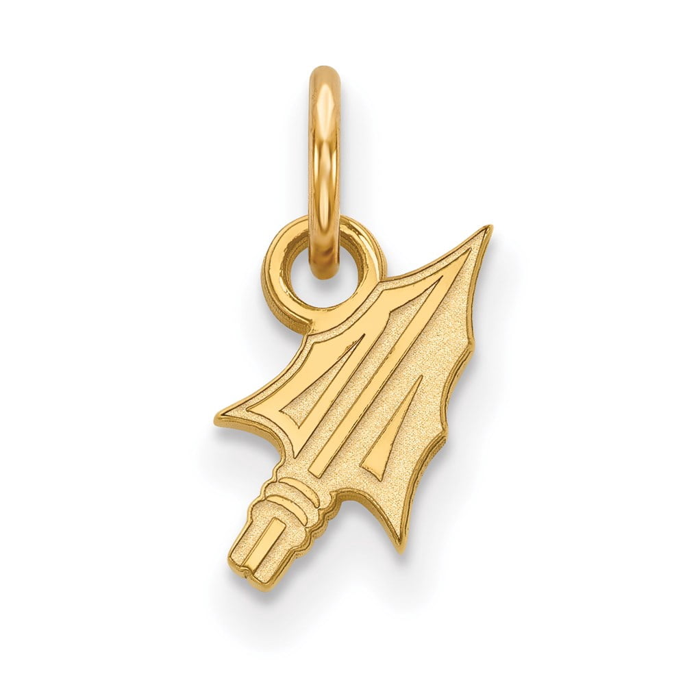 10k Gold LogoArt Florida State University Arrow Extra Small Pendant Q1Y070FSU