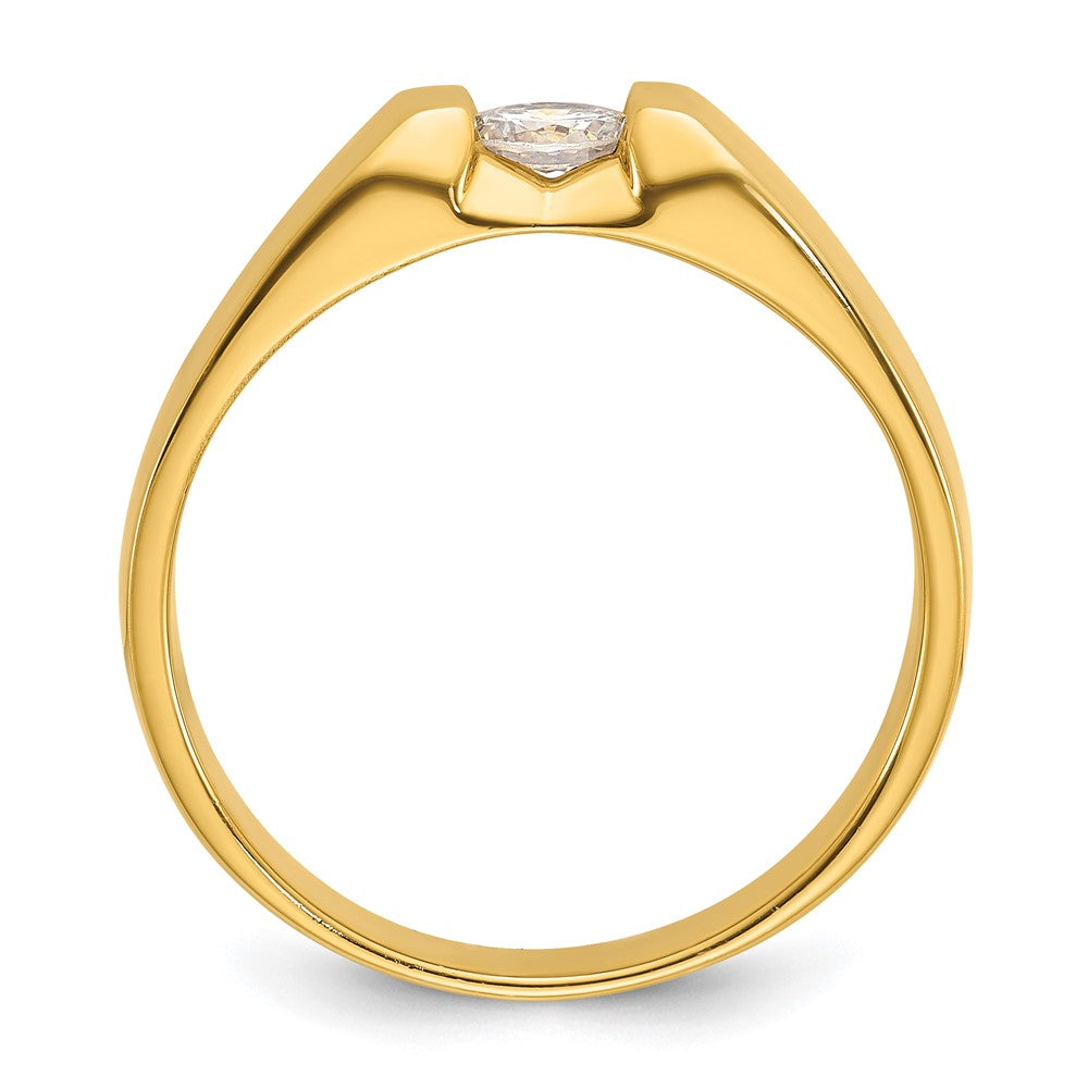 14k IBGoodman Men's 1/3 carat Diamond Complete Ring