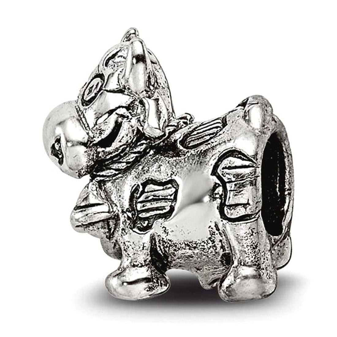 Sterling Silver Reflections Kids Cow w/ Bell Bead