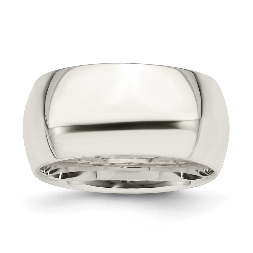 Sterling Silver 10mm Comfort Fit Size 10.5 Band
