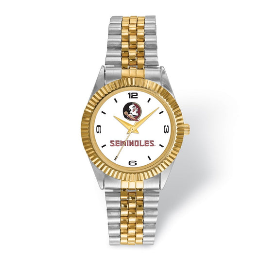 LogoArt Florida State University Pro Two-tone Gents Quartz Watch QFSU165