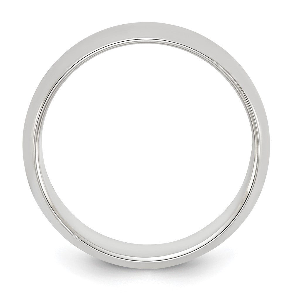 Sterling Silver 6mm Half Round Size 4.5 Band