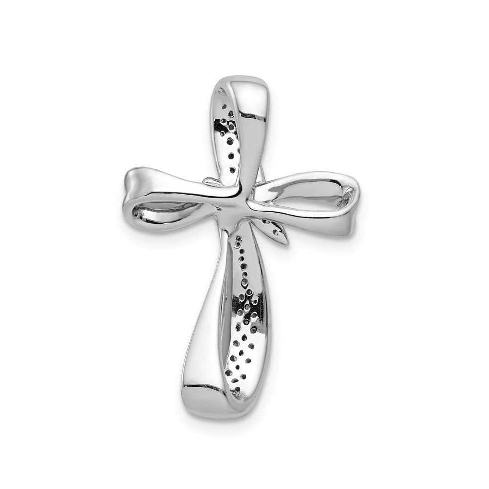 14k White Gold 5/8 carat Diamond In/Out Hinged Hoop Earrings