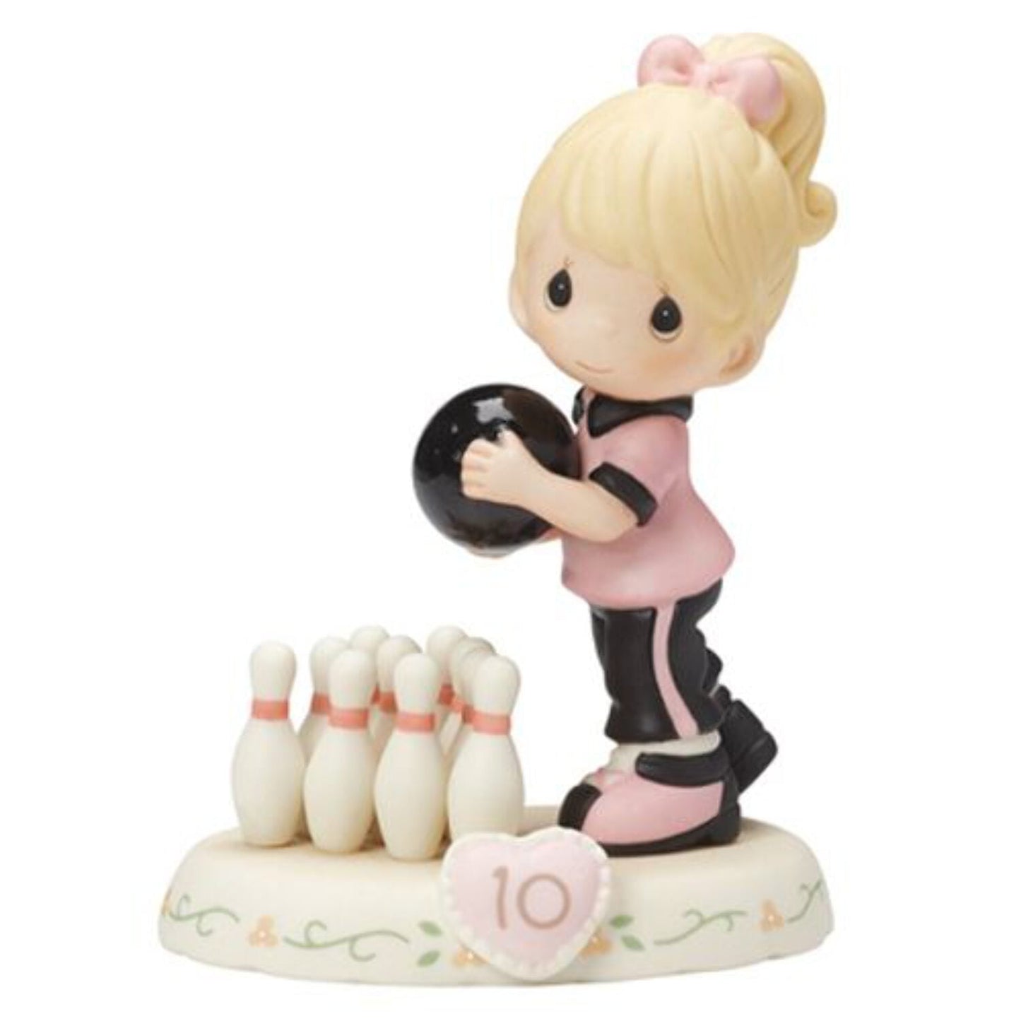 Precious Moments Growing in Grace Age Ten Blonde Porcelain Figurine QGP728