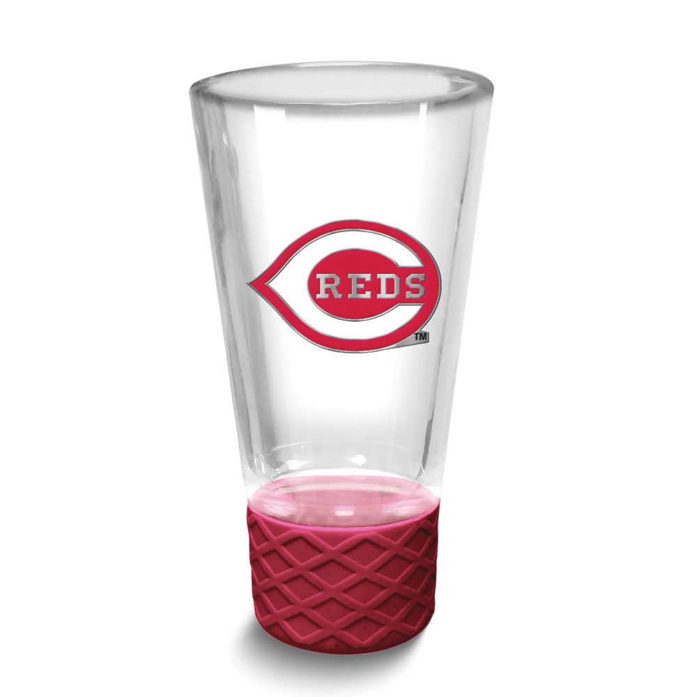 MLB Cincinnati Reds Collectors 4 oz. Shot Glass with Silicone Base