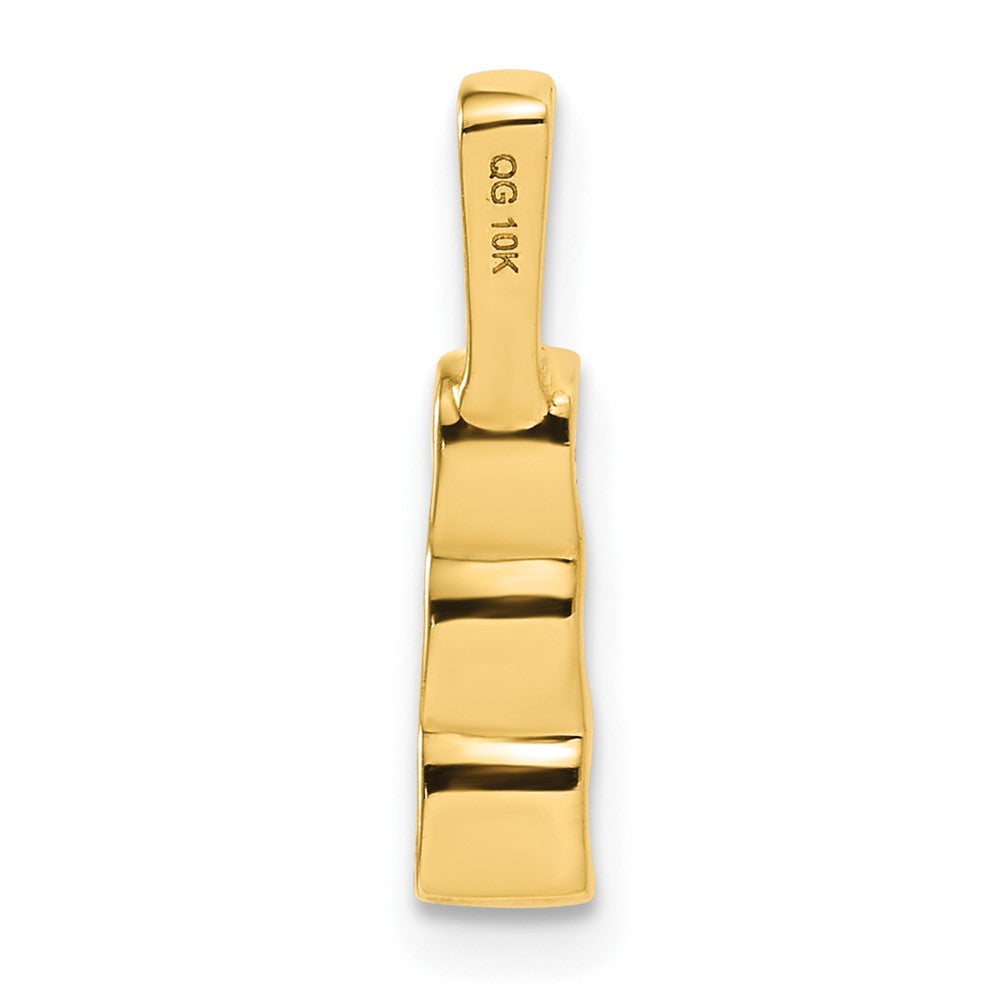 10ky Diamond 3 Stone Pendant