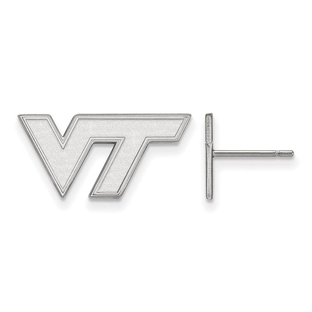 Women's Virginia Tech Hokies Sterling Silver XS Post Earrings
